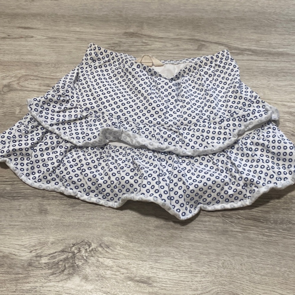 Flower print skirt